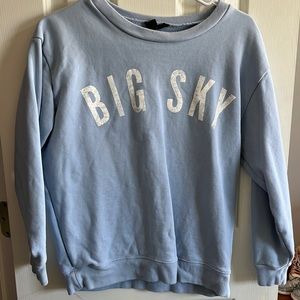 Blue sky Montana crewneck